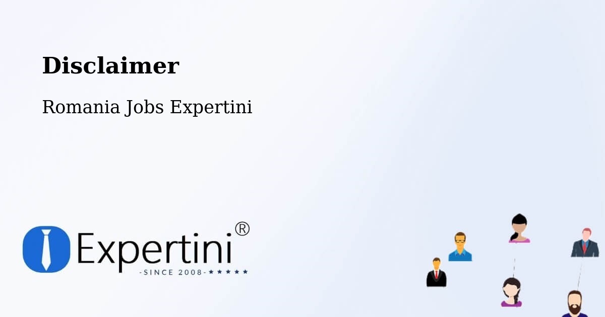 Disclaimer – Comanda - Romania Jobs Expertini