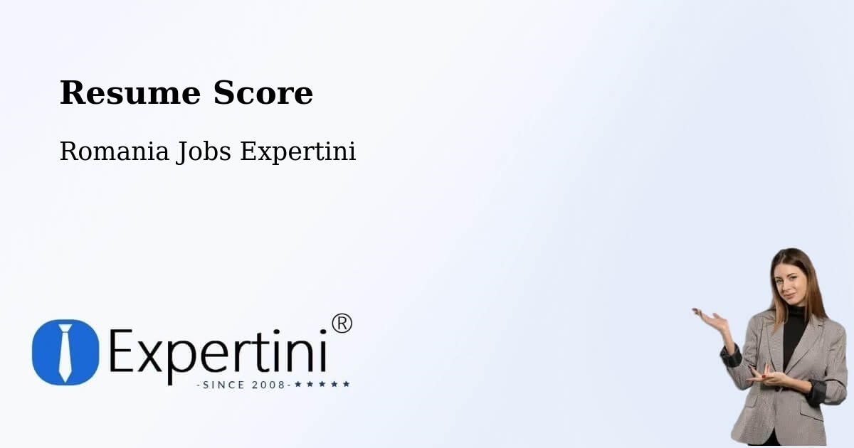 Resume Score & Job Description Match Tool – Comanda - Romania Jobs Expertini